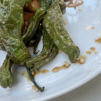 Benchmark - Shishito Peppers and Pork Belly - New American Near Me - Santa Ana, California