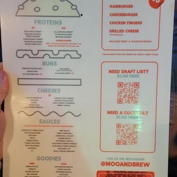 Moo & Brew - Menu - Beer Bar Near Me - Charlotte, North Carolina Moo & Brew - Menu - Beer Bar Near Me - Charlotte, North Carolina