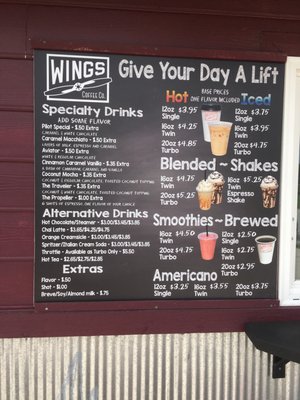 Menu photo 3 Wing's Coffee Co Bentonville, AR Menu photo 3 Wing's Coffee Co Bentonville, AR