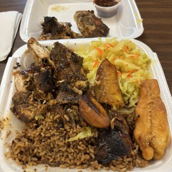 Mair's Grocery - Jerk chicken, rice and beans and steamed cabbage. - Grocery Near Me - Saint Petersburg, Florida Mair's Grocery - Jerk chicken, rice and beans and steamed cabbage. - Grocery Near Me - Saint Petersburg, Florida