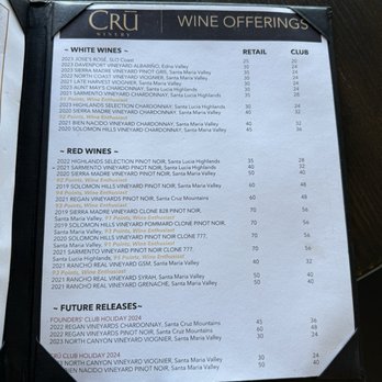 CRŪ Winery - Wine Tasting Room Near Me - Soledad, California CRŪ Winery - Wine Tasting Room Near Me - Soledad, California