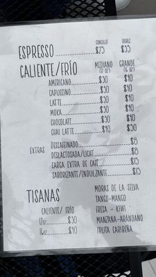 Menu photo 2 Café de Casa Cafetería Córdoba, VER Menu photo 2 Café de Casa Cafetería Córdoba, VER