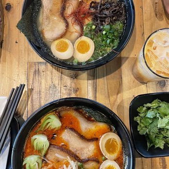 Soup Shack - Brookline - Tonkotsu Ramen (top) & Tan Tan Men (bottom) - Ramen Near Me - Brookline, Massachusetts Soup Shack - Brookline - Tonkotsu Ramen (top) & Tan Tan Men (bottom) - Ramen Near Me - Brookline, Massachusetts