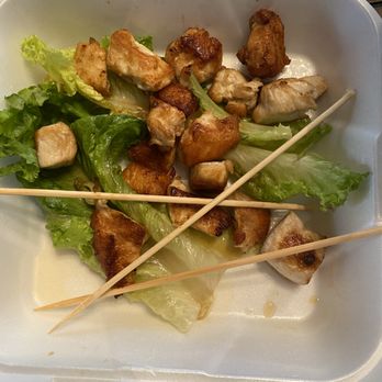 Tabu Sushi Bar and Grill - Apparently this is skewered chicken. - Sushi Bars Near Me - El Cajon, California Tabu Sushi Bar and Grill - Apparently this is skewered chicken. - Sushi Bars Near Me - El Cajon, California