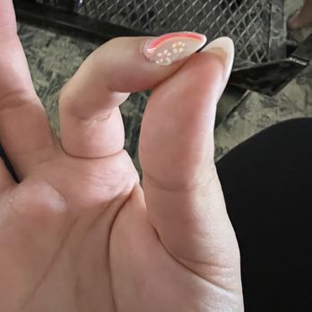 OMG Nails & Spa - Sides not cleaned up, causing nails to lift - Nail Salons Near Me - Chandler, Arizona OMG Nails & Spa - Sides not cleaned up, causing nails to lift - Nail Salons Near Me - Chandler, Arizona
