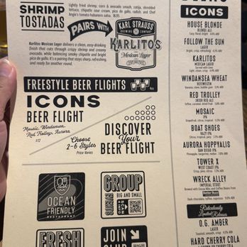 Karl Strauss Brewing Company - Update menu - Breweries Near Me - Temecula, California