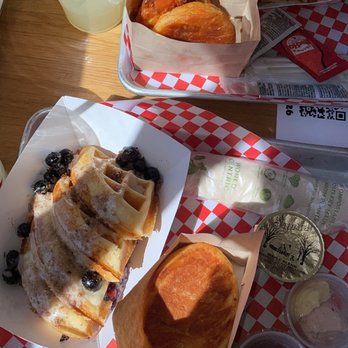 Sweet Chick - Spicy Honey Butter Chicken Biscuit & Blueberry Muffin Waffle & Classic Chicken & Waffles - Breakfast & Brunch Near Me - Brooklyn, New York Sweet Chick - Spicy Honey Butter Chicken Biscuit & Blueberry Muffin Waffle & Classic Chicken & Waffles - Breakfast & Brunch Near Me - Brooklyn, New York