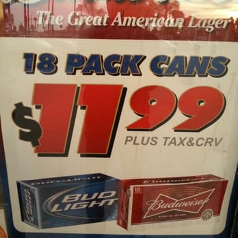 Euclid Ranch Market - Bud & bud lt 18 pack cans $11.99+tax. Crv - Convenience Stores Near Me - Anaheim, California Euclid Ranch Market - Bud & bud lt 18 pack cans $11.99+tax. Crv - Convenience Stores Near Me - Anaheim, California