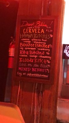 Menu photo 4 Drunk Bitch Miami Beach, FL