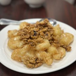 EE Home Cooking - honey walnut prawn