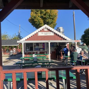 Hamburger Haus - Lots of picnic tables - Burgers Near Me - Campbellsport, Wisconsin