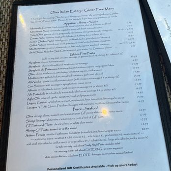 Oliva Italian Eatery - GF menu! - Italian Near Me - Fort Worth, Texas Oliva Italian Eatery - GF menu! - Italian Near Me - Fort Worth, Texas