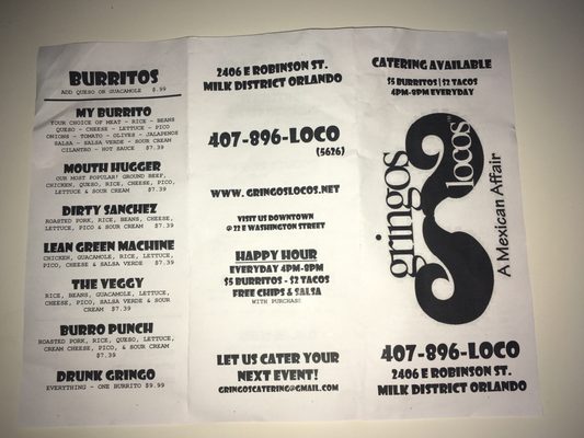 Menu photo 4 Gringos Locos - Orlando Orlando, FL Menu photo 4 Gringos Locos - Orlando Orlando, FL
