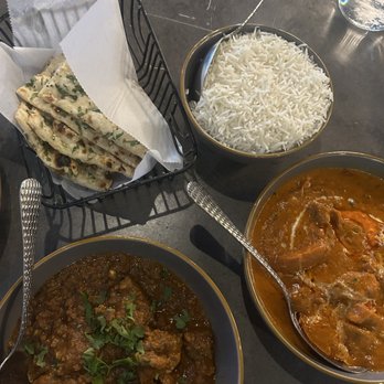 1947 Eatery & Lounge - Dhaba Murg (left) Old Delhi Butter Chicken (right) - Indian Near Me - Indianapolis, Indiana 1947 Eatery & Lounge - Dhaba Murg (left) Old Delhi Butter Chicken (right) - Indian Near Me - Indianapolis, Indiana