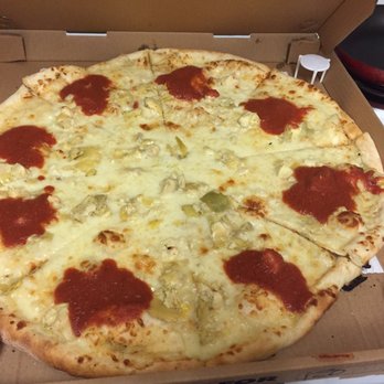 Flippin' Pizza - Artichoke pizza. The BEST!!!! - Pizza Near Me - La Costa, California