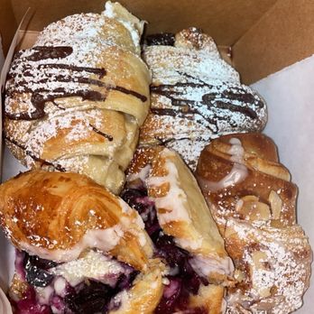 Annie's Sweet Oven - Mixed berry danish, Nutella banana croissant, and almond croissants - Coffee & Tea Near Me - Sylmar, California