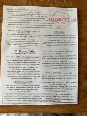 Menu photo 2 Cornicello Exeter, NH