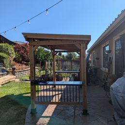 Assembled  BBQ Gazebo .  Did a wonderful job. Arrived early. Very friendly.  Recommend for any of your building needs.