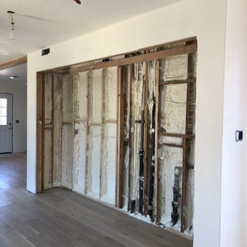 American Spray Foam Co - This is the wall that was transformed. - Insulation Installation Near Me American Spray Foam Co - This is the wall that was transformed. - Insulation Installation Near Me