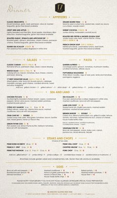 Menu photo 4 17 West New Bremen, OH