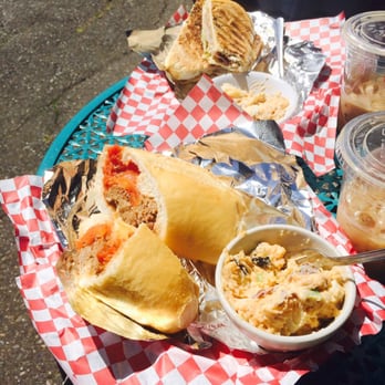 The Sandwich Odyssey - Meatball and cubano, with potato salad! - Sandwiches Near Me - Bellingham, Washington The Sandwich Odyssey - Meatball and cubano, with potato salad! - Sandwiches Near Me - Bellingham, Washington