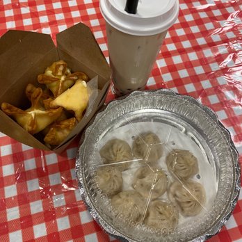 Mayflower Dumpling Express - Fried Cheese Wonton, House Milk Tea, and Pork XLB - Dim Sum Near Me - Anaheim, California Mayflower Dumpling Express - Fried Cheese Wonton, House Milk Tea, and Pork XLB - Dim Sum Near Me - Anaheim, California