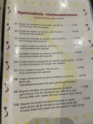 Menu photo 5 Saigon Etoile Paris, 75 Menu photo 5 Saigon Etoile Paris, 75