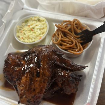 Cozy Corner Restaurant - 3 piece piece wings BBQ Spaghetti Cole Slaw - Barbeque Near Me - Memphis, Tennessee Cozy Corner Restaurant - 3 piece piece wings BBQ Spaghetti Cole Slaw - Barbeque Near Me - Memphis, Tennessee