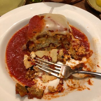 Cafe Pomigliano - Got my whole lasagna the restaurant had great energy, but my pasta was frozen. Seems like their microwave didn't work to their standards. - Italian Near Me - Green Oaks, Illinois