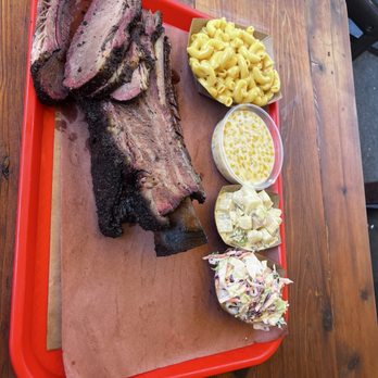 Terry Black's Barbecue - Jalapeño sausage, brisket, rib, Mac n cheese, coleslaw, corn, potatoe salad! - Barbeque Near Me - Austin, Texas Terry Black's Barbecue - Jalapeño sausage, brisket, rib, Mac n cheese, coleslaw, corn, potatoe salad! - Barbeque Near Me - Austin, Texas