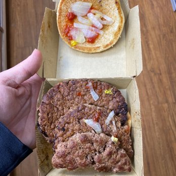 McDonald's - a hamburger and a burger in a box - Fast Food Near Me - Fort Gratiot, Michigan McDonald's - a hamburger and a burger in a box - Fast Food Near Me - Fort Gratiot, Michigan