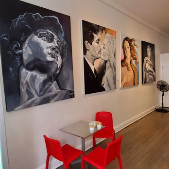 Benvenuti Montclair - Beautiful art, to complement the clean shop. - Gelato Near Me - Montclair, New Jersey Benvenuti Montclair - Beautiful art, to complement the clean shop. - Gelato Near Me - Montclair, New Jersey