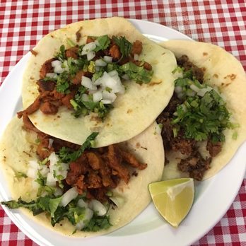 San Pedro Limon - Two al pastor and one campechano taco! Sooooo good. - Mexican Near Me - Georgetown, Texas