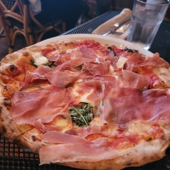 Vesta - Margherita Pizza with prosciutto - Pizza Near Me - Redwood City, California Vesta - Margherita Pizza with prosciutto - Pizza Near Me - Redwood City, California