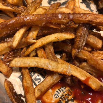 Dogfish Head Brewings & Eats - The fries are so salty I almost died of a heart attack. - American Near Me - Rehoboth Beach, Delaware Dogfish Head Brewings & Eats - The fries are so salty I almost died of a heart attack. - American Near Me - Rehoboth Beach, Delaware