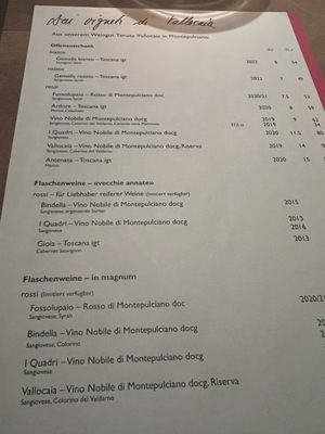 Menu photo 4 Vallocaia Zürich, ZH Menu photo 4 Vallocaia Zürich, ZH