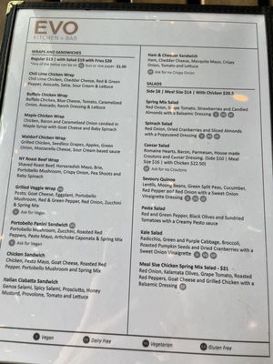 Menu photo 2 EVO Kitchen & Bar Cambridge, ON Menu photo 2 EVO Kitchen & Bar Cambridge, ON
