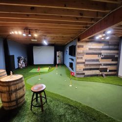 Great American Green - Indoor Basement Putting Green