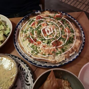 Arriba Abajo - Lobster quesadilla pizza - Mexican Near Me - Austin, Texas Arriba Abajo - Lobster quesadilla pizza - Mexican Near Me - Austin, Texas