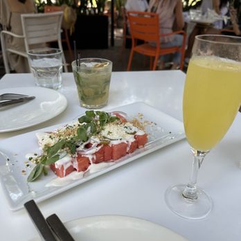 Glass & Vine - WATERMELON SALAD - New American Near Me - Miami, Florida Glass & Vine - WATERMELON SALAD - New American Near Me - Miami, Florida