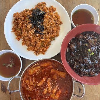 OTTO Kitchen - Kimchi Fried Rice Topokki Jjajangmyeon - Korean Near Me - Cerritos, California