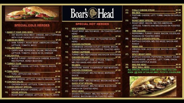 Menu photo 2 Mastic Deli & Market Shirley, NY Menu photo 2 Mastic Deli & Market Shirley, NY
