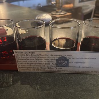 rise soufflé - Tulsa - Wine flight - French Near Me - Tulsa, Oklahoma