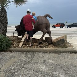 Exxon - got to spend some place next to the buffalo while we figured out what do do