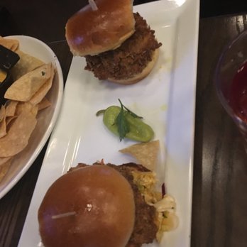 Thirsty Lion - Happy hour portion of chicken sliders - American Near Me - Euless, Texas Thirsty Lion - Happy hour portion of chicken sliders - American Near Me - Euless, Texas