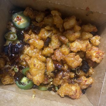 Szechuan Spice - 36. Three Flavor Pepper Chicken I asked for mild but it's still super spicy. But I love it. My new favorite dish. - Szechuan Near Me - Pearland, Texas Szechuan Spice - 36. Three Flavor Pepper Chicken I asked for mild but it's still super spicy. But I love it. My new favorite dish. - Szechuan Near Me - Pearland, Texas