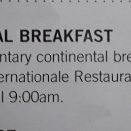 Daily Free Continental Breakfast - Not!!