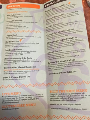Menu photo 8 Dos Coyotes Border Cafe Sacramento, CA Menu photo 8 Dos Coyotes Border Cafe Sacramento, CA