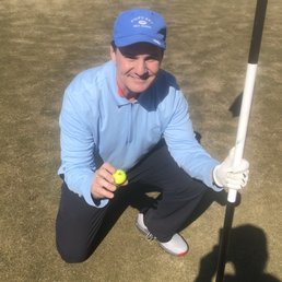 Savoring the moment since I didn't have to putt! Savoring the moment since I didn't have to putt!