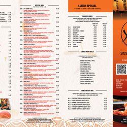 Yoyo Saki - Menu